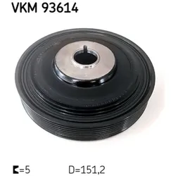 Riemenscheibe Kurbelwelle SKF VKM 93614 für Renault Scénic III Megane