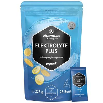 Elektrolyte Plus Vitamin C+B-Vitamine Zitrone Plv. 25x9 g Pulver