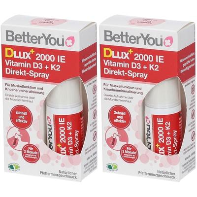 Betteryou Vitamin D3+K2 Direkt-Spray 2x 2x12 ml Spray