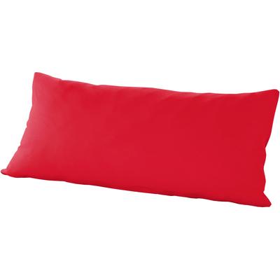 Kissenbezug PRIMERA "Primera Mako-Feinjersey Kissenbezug im Doppelpack", rot, B:40cm L:80cm, Feinjersey, Obermaterial: 100% Baumwolle, Kissenbezüge, Kissenbezug, In vielen Uni-Tönen