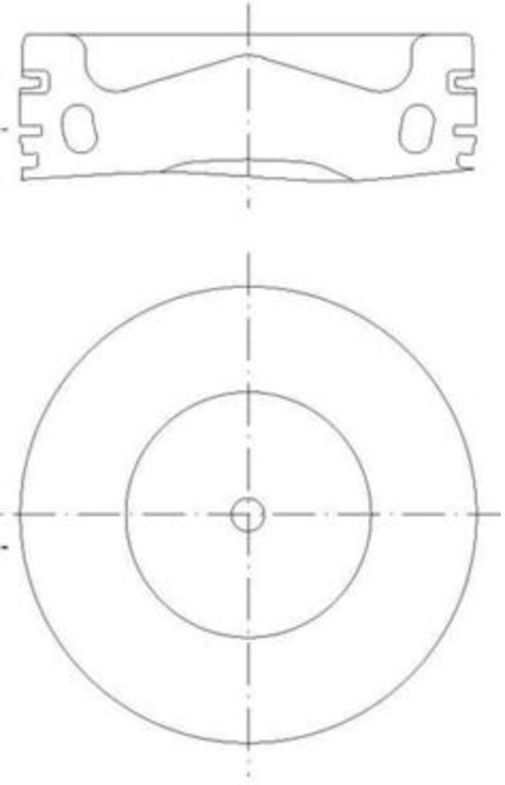 Kolben MAHLE 028 PI 00158 001