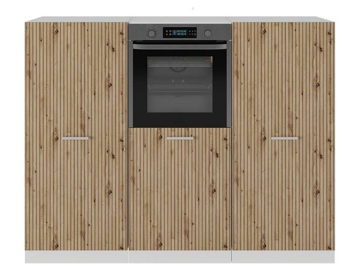 Küchenblock Vicco R-Line Artisan Eiche/Weiß 180 cm ohne Arbeitsplatte, Model 49008