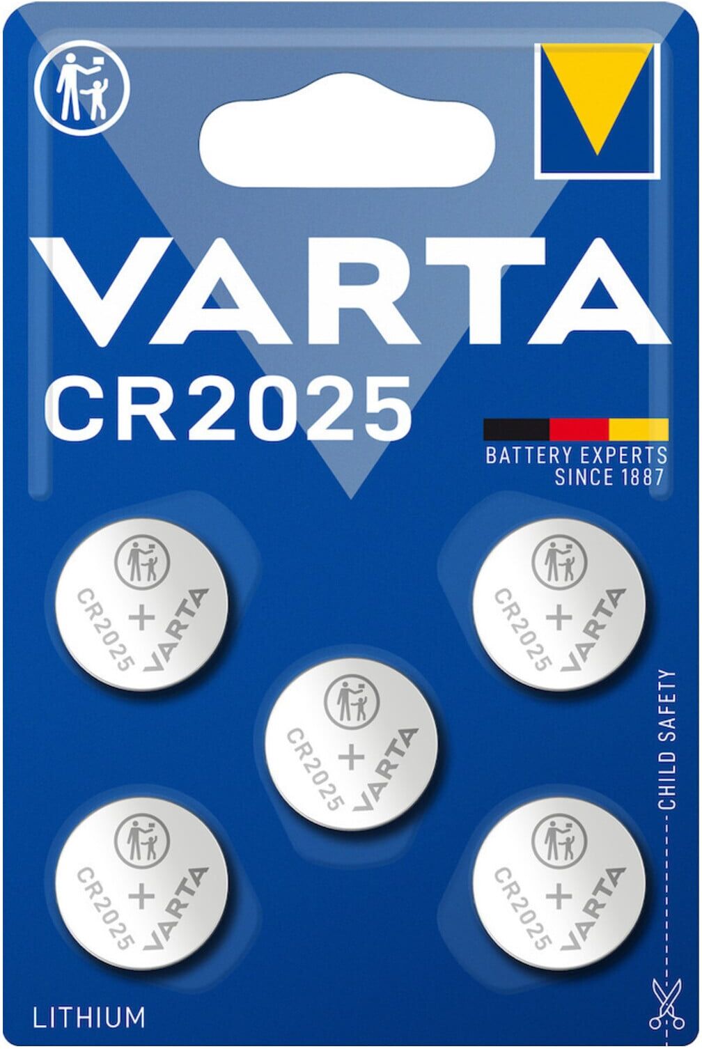 Varta Batterie ELECTRO.CR2025 5er Blister (06025101415)