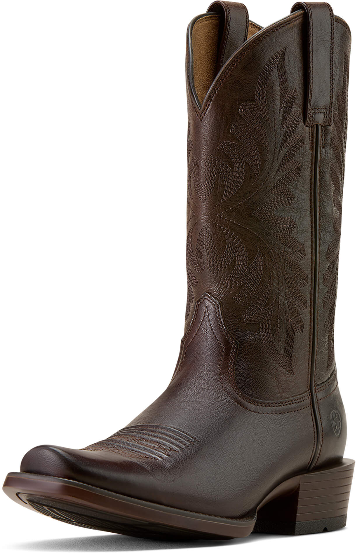 Men's Renegade Narrow Cutter Toe Cowboy Boots in Burnished Chocolate, Size: 8.5 D / Medium by Ariat