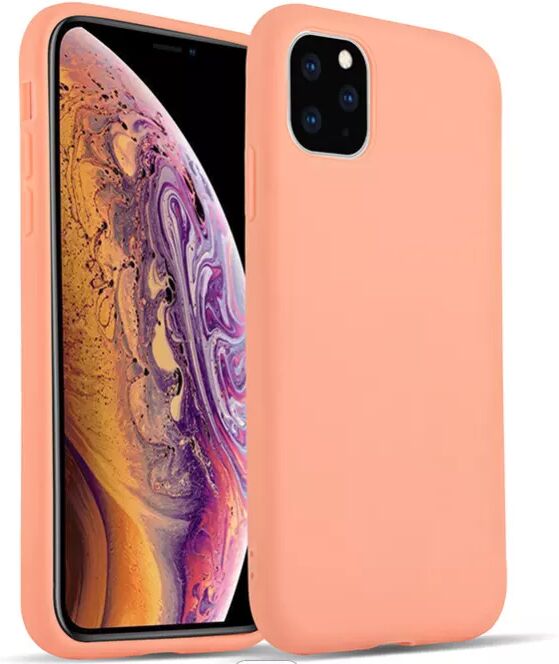 INF Liquid Silicone Handyschale für iPhone 11 Pro - hellorange