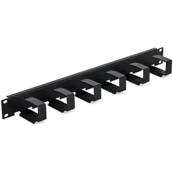 equip Triton - Kabelmanagementplatte mit Ringen - Rack montierbar - RAL 7035 - 1U - 48, Serverschrank Zubehör, Grau