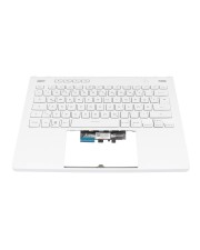 ASUS Tastatur inkl. Topcase DE deutsch weiss/weiß mit Backlight ONE ZONE Deutschland (6053B2014201)