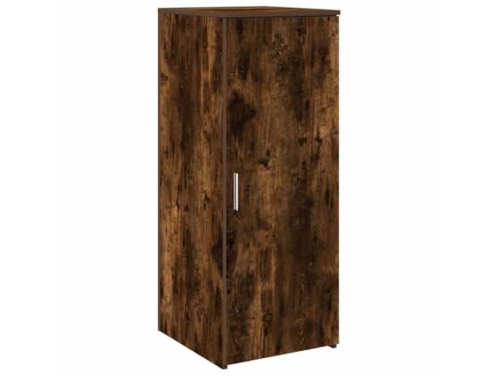 Todiikf Lagerschrank Räuchereiche 40x45x103,5 cm Holzwerkstoff Büro Praktischer Beistellschrank für Empfang und Flur, 60 kg Belastbarkeit mit Tür und Einlegeboden für aufgeräumte Räume.
