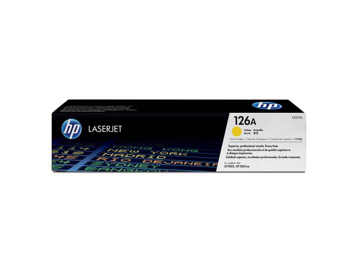 HP 126A Toner authentique CE312A - Jaune