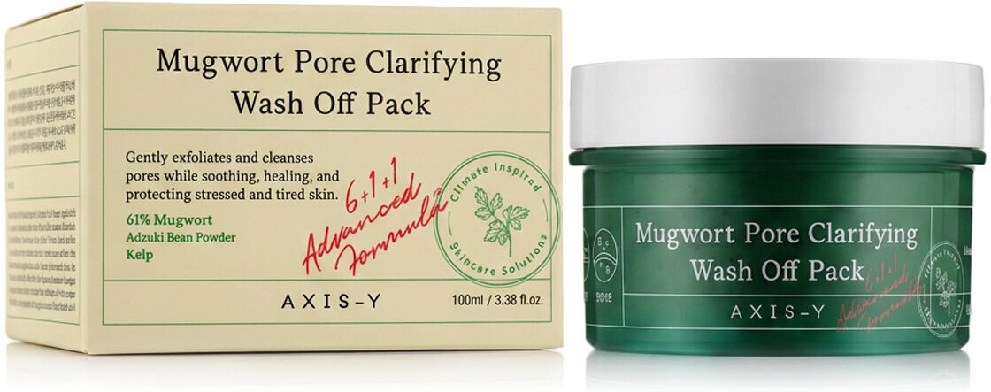 Axis y Mugwort Pore Clarifying Wash Off Pack 100 ml