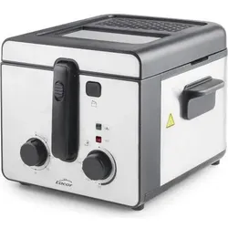 Lacor Elektrische Fritteuse vue, Fritteuse, Weiss, Schwarz