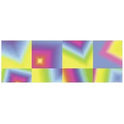 Ursus, Bastelpapier, Transparentpapier 115g/qm A4 VE=25 Blatt Regenbogen Spektrum (115 g/m2)