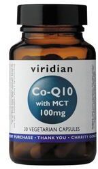 Viridian Co-Q10 100 mg MCT 30 Vegetable Capsules 30 Units