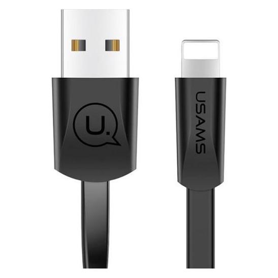 Usams USB USB-A Cable - Lightning 1.2m Black (SJ199IP01) (1.20 m) (SJ199IP01)