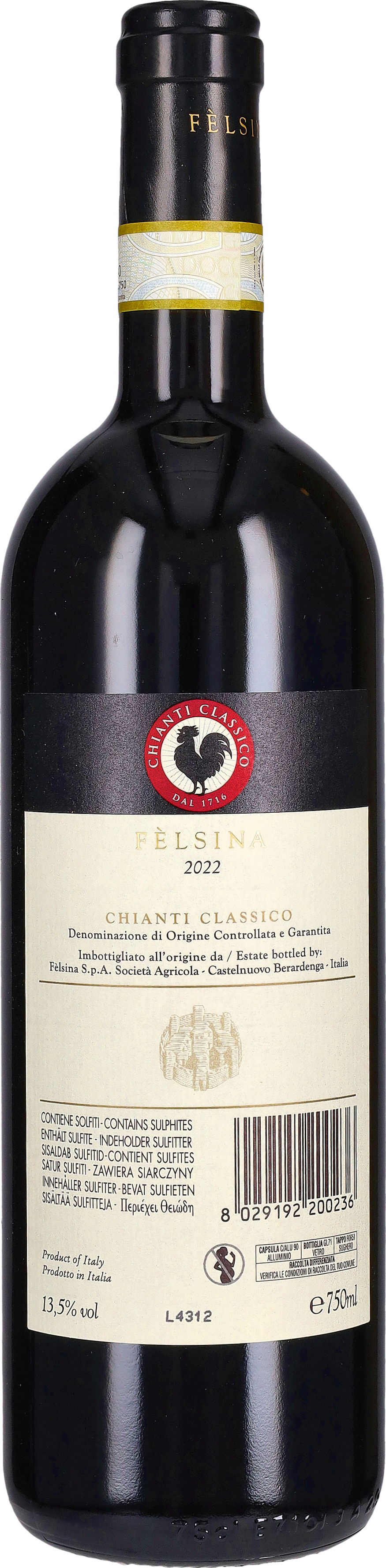 Felsina Chianti Classico 'Berardenga' 2023