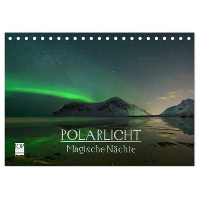 Magische Nächte - POLARLICHT (Tischkalender 2026 DIN A5 quer), CALVENDO Monatskalender