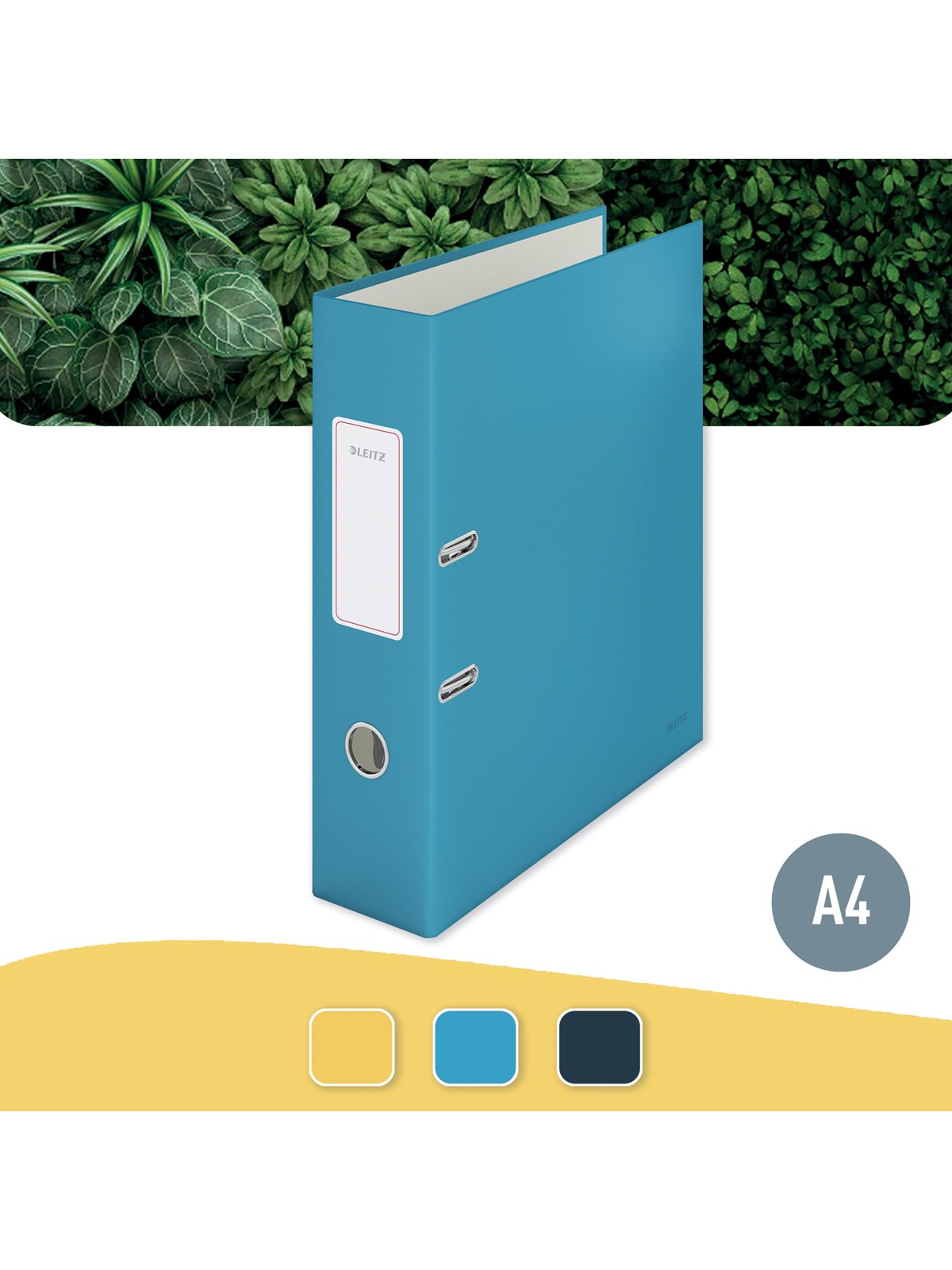 Leitz Qualitäts-Ordner 180° Cosy Soft-Touch Sanftes Blau