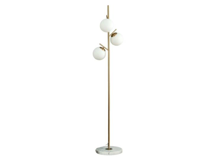 Lampadaire en verre doré / laiton 165 cm