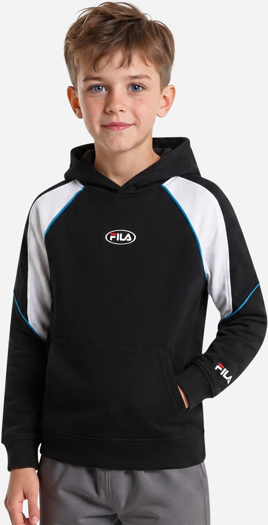 Fila Insert Jr - Felpa - Nero 8ANNI