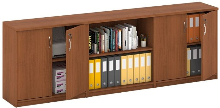 B2B Partner Schrank-Set MIRELLI, Typ I – Kirschbaum