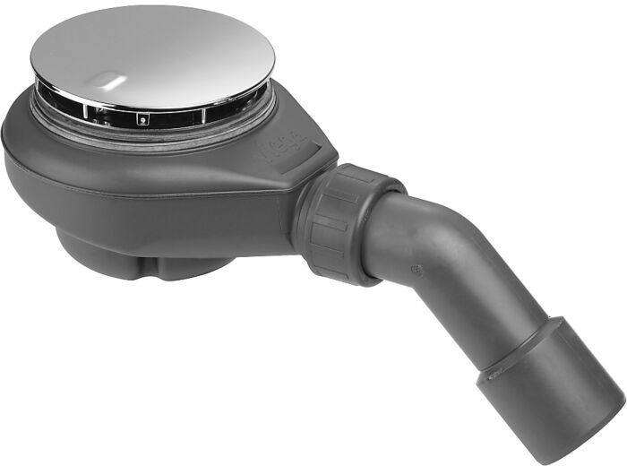 Viega Tempoplex 6966 Ablaufgarnitur 837037 Ø 115 x 40/50 mm, Kunststoff, Haube verchromt, Bauhöhe 80mm