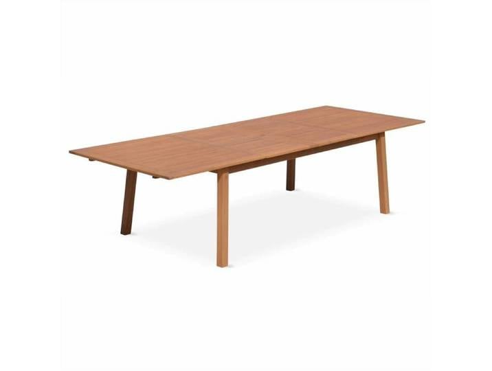 sweeek - Table de jardin extensible bois d'eucalyptus 12 places ALMERIA
