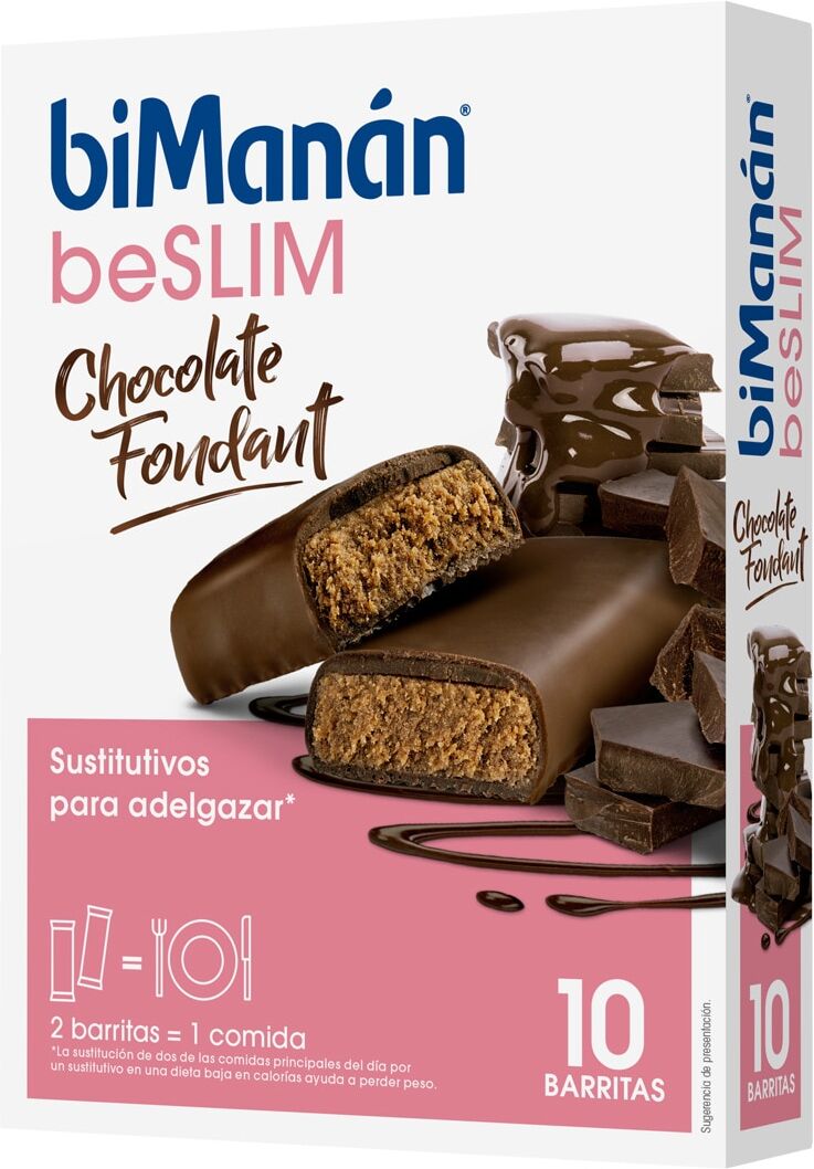 BiManán® Barritas Chocolate Fondant Sustitutive Bimanán.