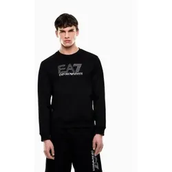 EA7 für Herren. 7M001312_AF13512 Visibility Sweatshirt M Schwarz (3XL), Lässig, Sportlich, Baumwolle