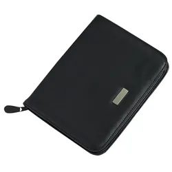 Schreibmappe Rillstab Excellent de luxe A5 lederlook Schwarz, RI98994