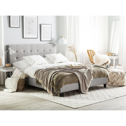 WASSERBETT 160x200 cm Grau La Rochelle
