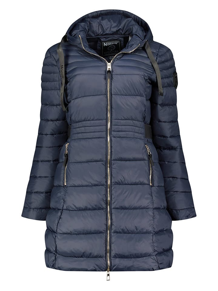 Geographical Norway Steppjacke in Dunkelblau - M