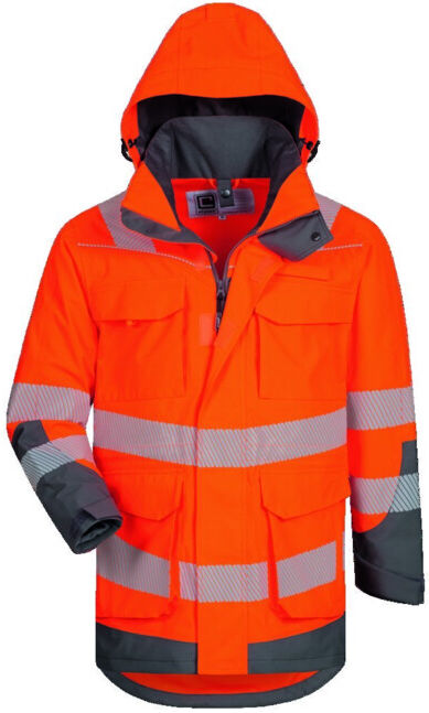 Elysee Parka de sécurité Herwin orange/gris T. 3XL ; Feldtmann (22431-5)