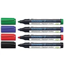 Schneider Boardmarker Maxx 290 1-3mm sort 4 St. 129094