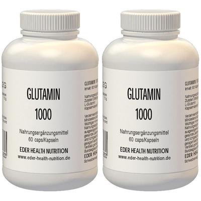 Glutamin 1000 Kapseln 2x 2x60 St