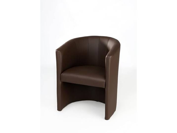 H&S Cocktailsessel Design Farbe Braun Sessel Clubsessel Loungesessel Club Möbel Bürosessel Praxismöbel Kunstleder für alle Zimmer Neu !!