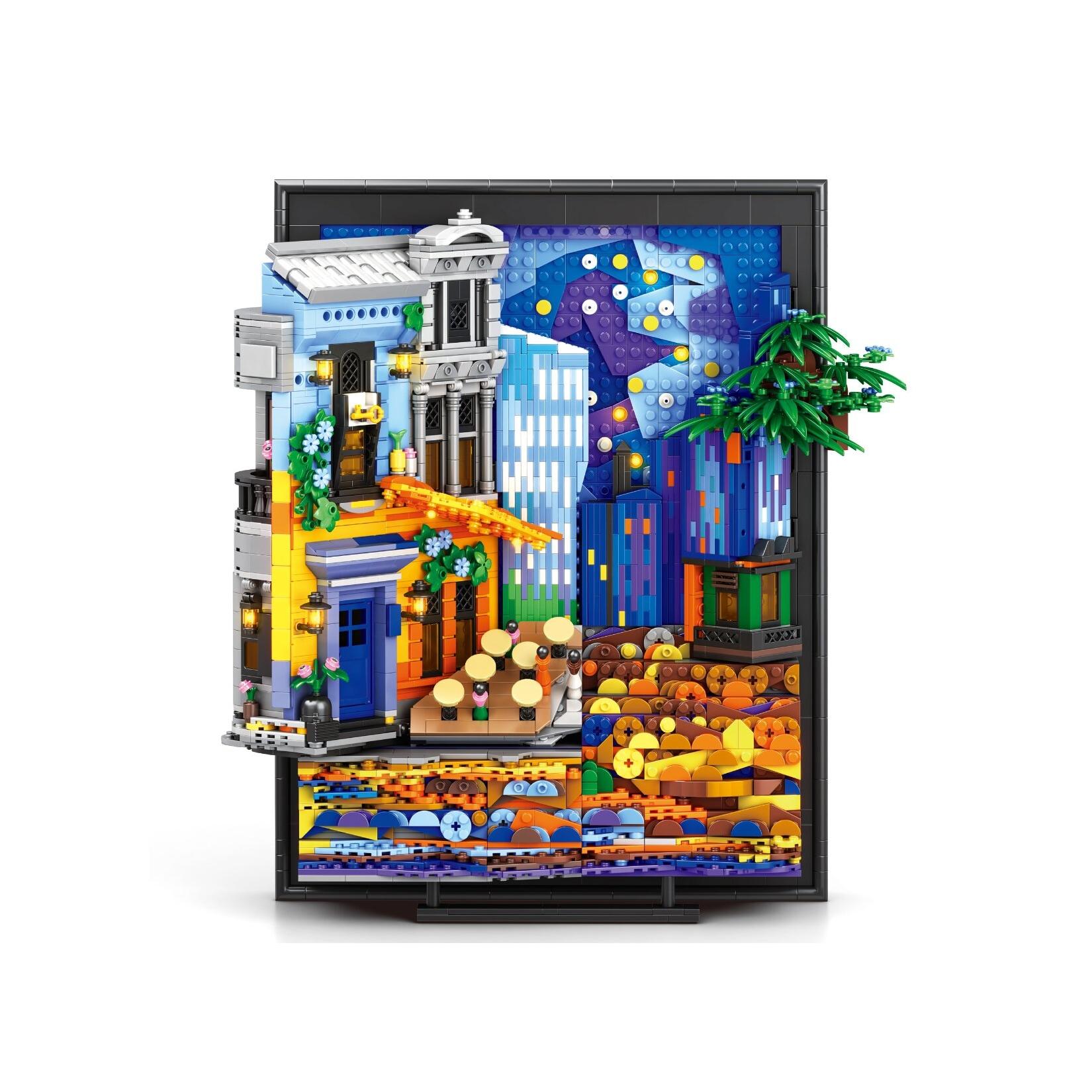 Reobrix 66702 Sternennacht Café Wandbild 2678 Teile ab 14
