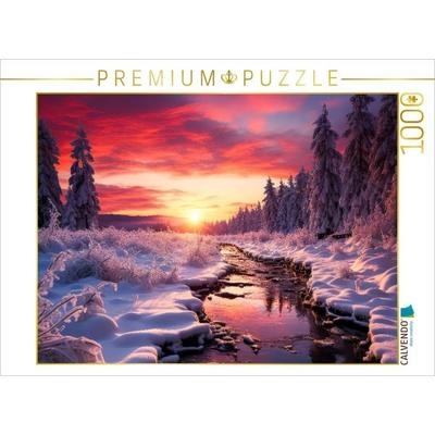 CALVENDO Puzzle Ein zauberhafter Winterabend | 1000 Teile Lege-Größe 64x48cm Foto-Puzzle für glückliche Stunden, Sonstige von , Calvendo Puzzle