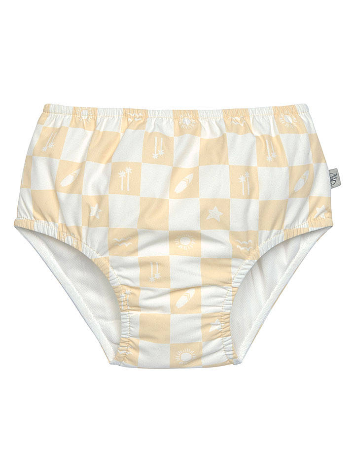 Lässig Schwimmwindel in Gelb/ Creme - 98