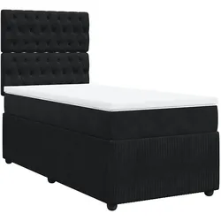 vidaXL, Boxspringbett, Erdmute (Knopfheftung Design) (90 x 190 cm)