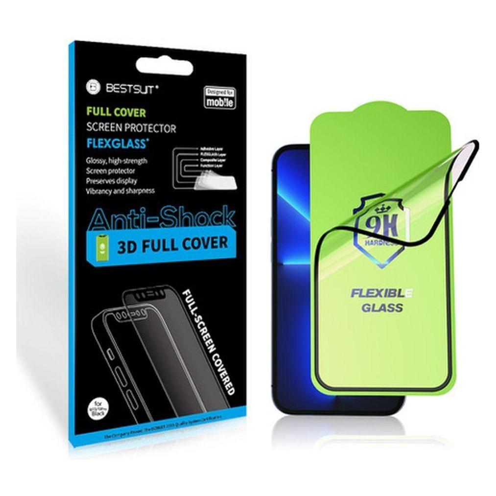 Bestsuit Protective glass Flexible Hybrid Glass 5D for Xiaomi 14T black (1 Stk., Xiaomi 14T) (57347244)
