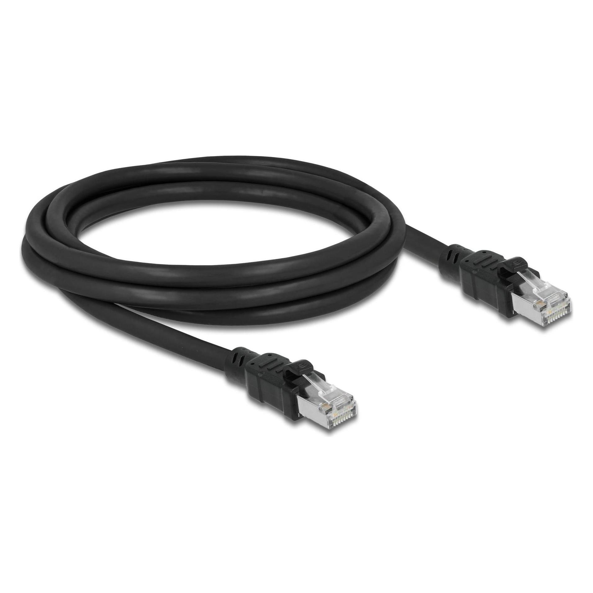 Delock Netzwerkkabel RJ45 Cat.6A F/UTP mit innerem Metallmantel 2 m (F/UTP, CAT6a, 2 m) (80114)