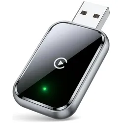PowerGuard Wireless Carplay Dongle für iPhone, Auto Adapter, Schwarz