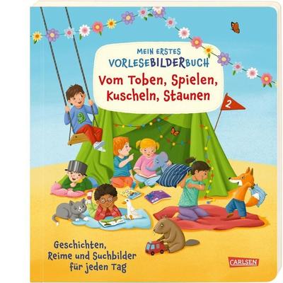 Mein erstes Vorlese-Bilder-Buch: Vom Toben, Spielen, Kuscheln, Staunen, Gebundene Ausgabe von Günther Jakobs,Annette Moser,Katja Reider,Christian