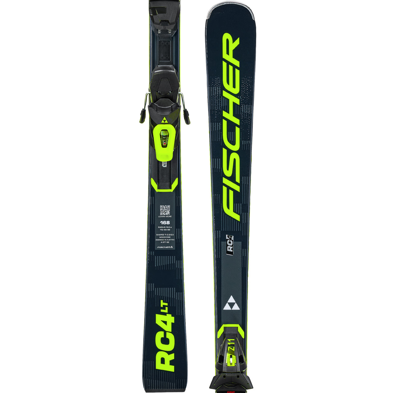 Fischer RC4 LT LYT PR black/yellow - 168 cm