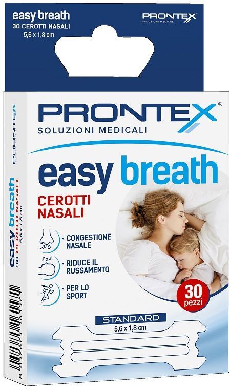 SAFETY SpA Prontex, Easy Breath Cerotti Nasali, 30 Pezzi