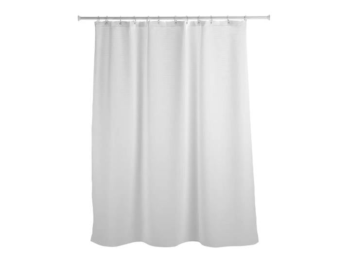 Duschvorhang Waffle, Johann Jakob, weiss, Polyester