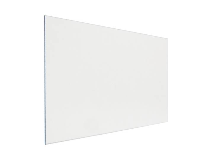 Kunstglas glatt 2.5 mm, 500 x 1000mm
