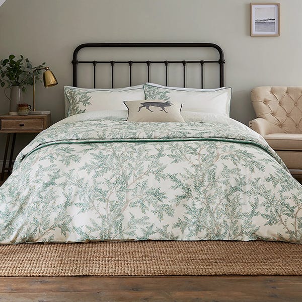 Sanderson Options Farthing Wood Cover Set Green