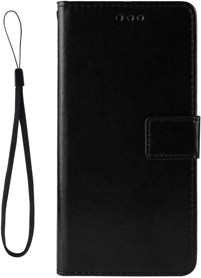 INCOVER Samsung Galaxy A51 Læder Flip Cover m. Stand & Strop - Sort