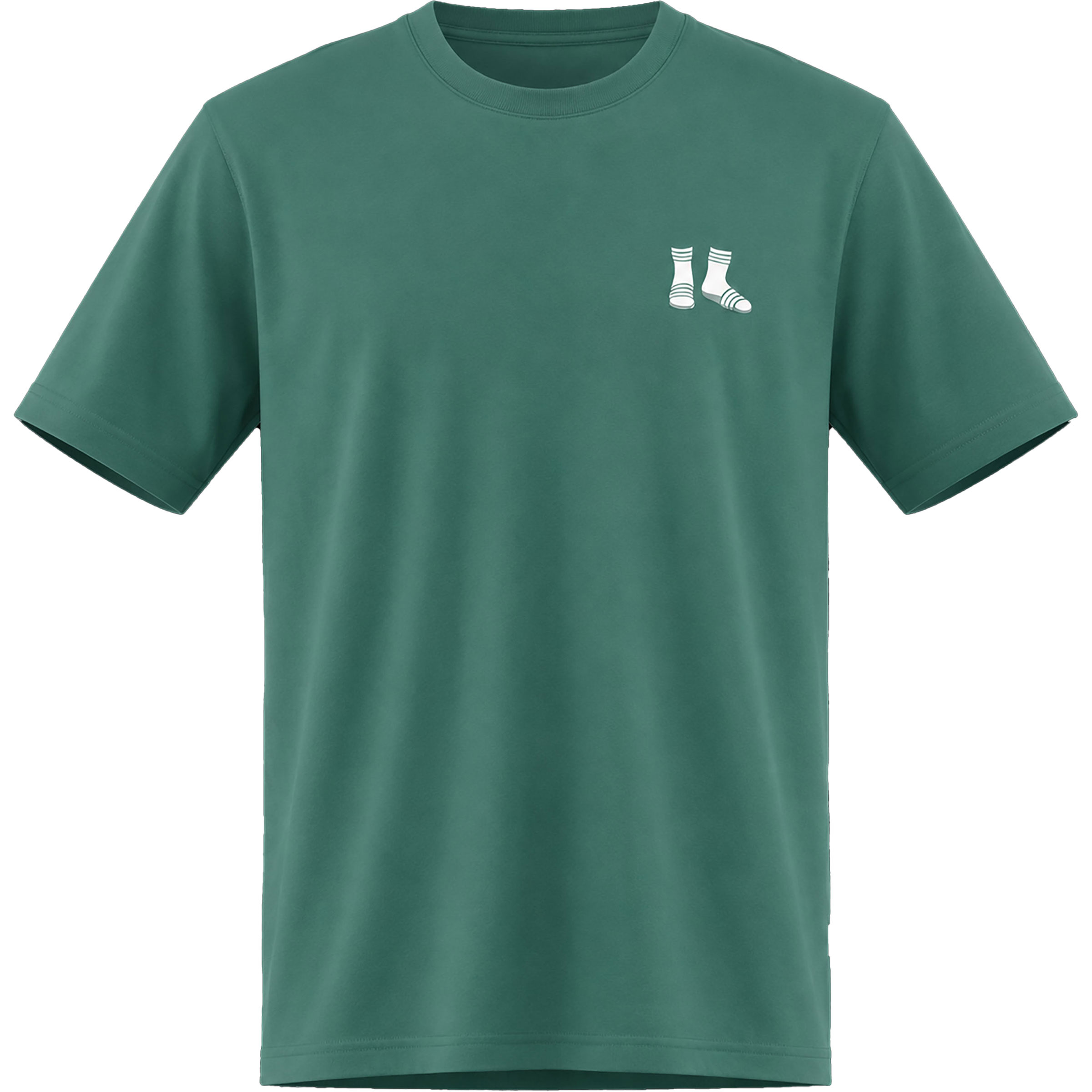 adidas Summer Embroidered Slides Herren T-Shirts gruen Größe XXL Lifestyle Widerstandsfähig